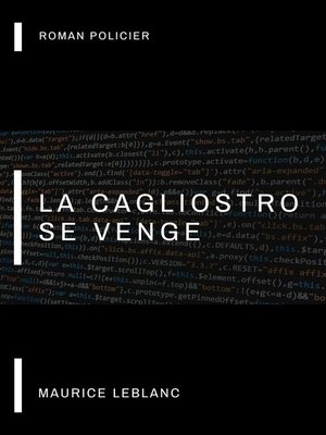 cover image of La Cagliostro se Venge